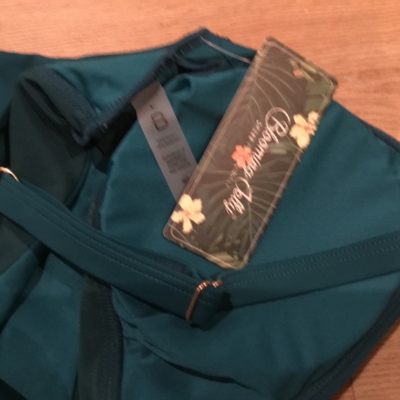 Women’s Modest Mesh Tummy Control Slimming One Piece Bathing Suit - Picture 6 of 6